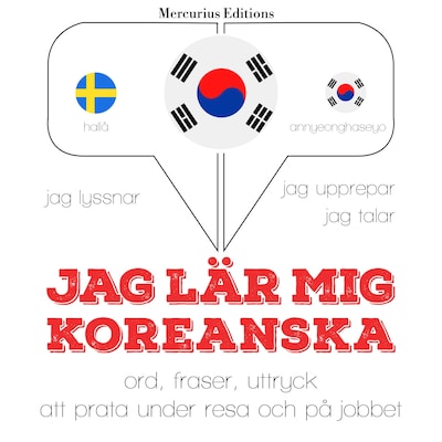 Jag lär mig koreanska – omslag till ljudboken av JM Gardner