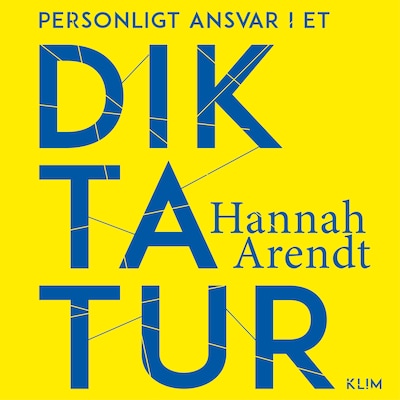 Personligt ansvar i et diktatur – omslag til lydbogen af Hannah Arendt