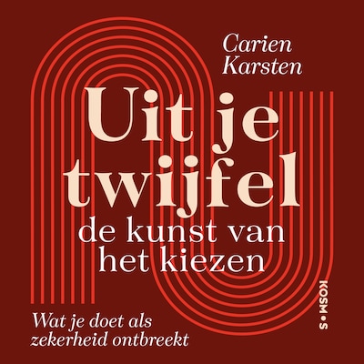 Uit je twijfel – omslag van het luisterboek van Carien Karsten