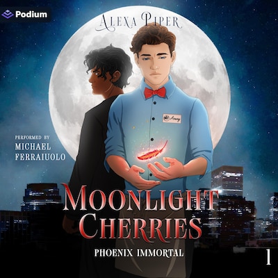 Moonlight Cherries – omslag til lydbogen af Alexa Piper