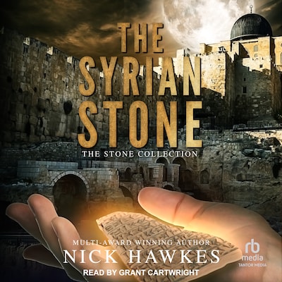 The Syrian Stone – omslag til lydbogen af Nick Hawkes