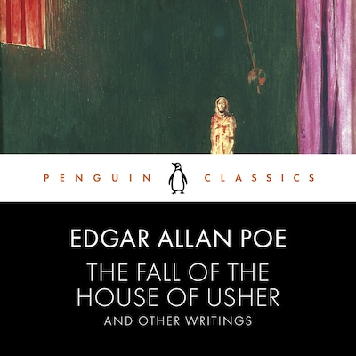 The Fall of the House of Usher and Other Writings – omslag til lydbogen af Edgar Allan Poe