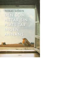Den som hittar sin plats tar ingen annans – omslag till ljudboken av Tomas Sjödin
