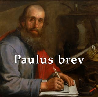 Paulus brev – omslag till ljudboken av Svenska Folkbibeln