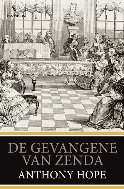 De gevangene van Zenda – omslag van het luisterboek van Anthony Hope
