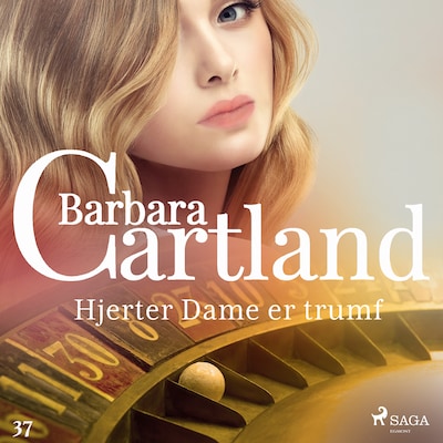 Hjerter Dame er trumf – omslag til lydbogen af Barbara Cartland