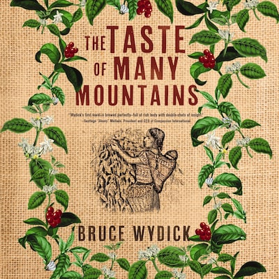 The Taste of Many Mountains – omslag til lydbogen af Bruce Wydick