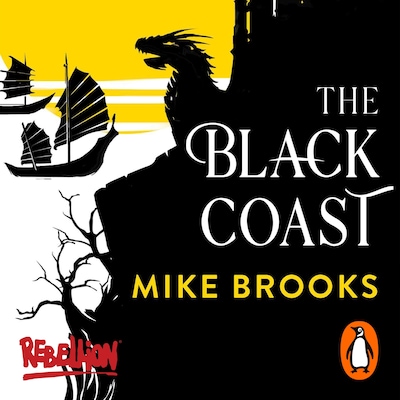 The Black Coast – omslag til lydbogen af Mike Brooks
