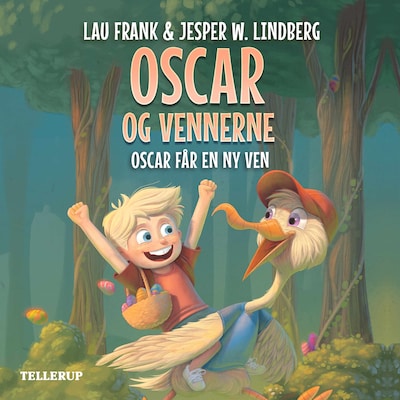 Oscar og vennerne #2: Oscar får en ny ven – omslag til lydbogen af Jesper W. Lindberg, Lau Frank