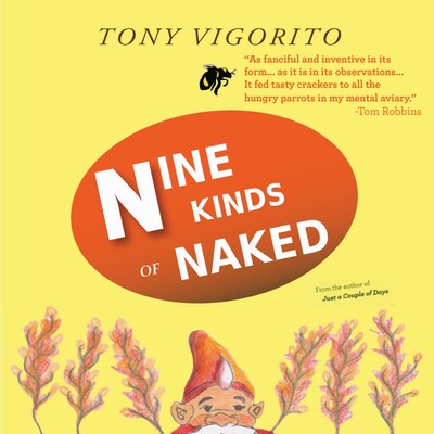 Nine Kinds of Naked – omslag til lydbogen af Tony Vigorito