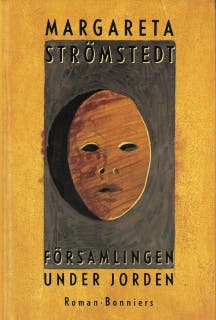 Församlingen under jorden – omslag till ljudboken av Margareta Strömstedt
