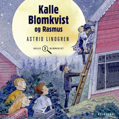 Kalle Blomkvist og Rasmus – omslag til lydbogen af Astrid Lindgren