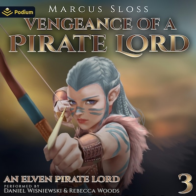 Vengeance of a Pirate Lord – omslag til lydbogen af Marcus Sloss
