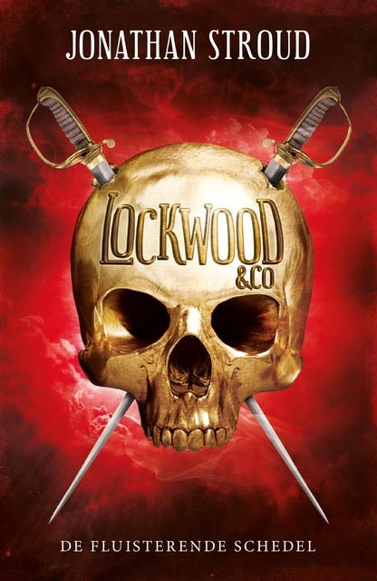 De fluisterende schedel: Lockwood en Co Deel 2 – omslag van het luisterboek van Jonathan Stroud