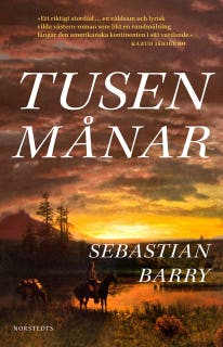 Tusen månar – omslag till ljudboken av Sebastian Barry