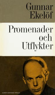 Promenader och utflykter : samlad småprosa – omslag till ljudboken av Gunnar Ekelöf