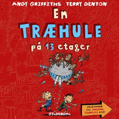 En træhule på 13 etager – omslag til lydbogen af Andy Griffiths