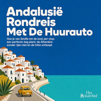 Andalusië Rondreis Met De Huurauto – omslag van het luisterboek van Het Reisarchief