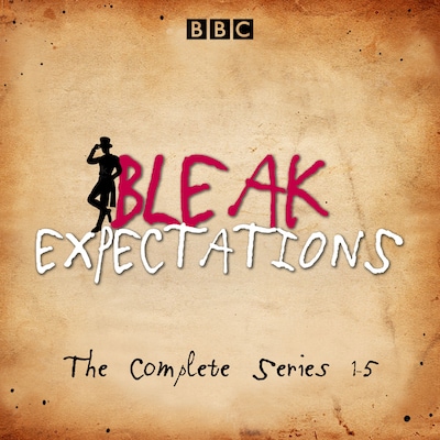 Bleak Expectations – omslag til lydbogen af Mark Evans
