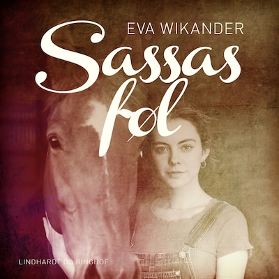 Sassas føl – omslag til lydbogen af Eva Wikander