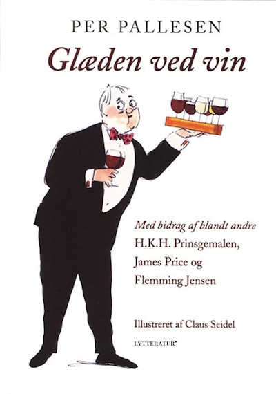 Glæden ved vin – omslag til lydbogen af Per Pallesen