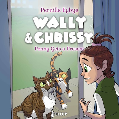 Wally & Chrissy #4: Penny Gets a Present – omslag til lydbogen af Pernille Eybye