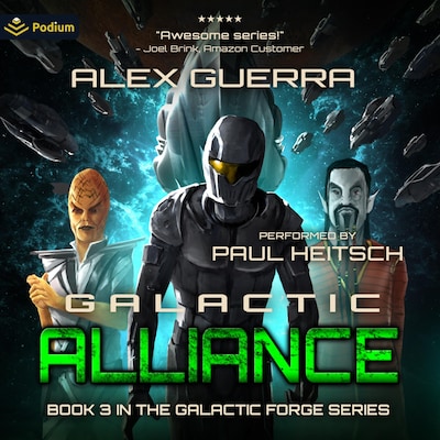 Galactic Alliance – omslag til lydbogen af Alex Guerra