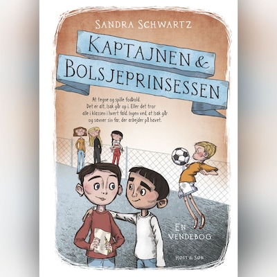 Kaptajnen & Bolsjeprinsessen – omslag til lydbogen af Sandra Schwartz