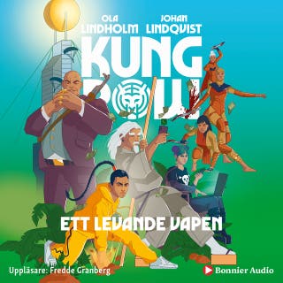 Ett levande vapen – omslag till ljudboken av Johan Lindqvist,Ola Lindholm