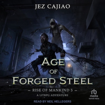 Age of Forged Steel – omslag til lydbogen af Jez Cajiao