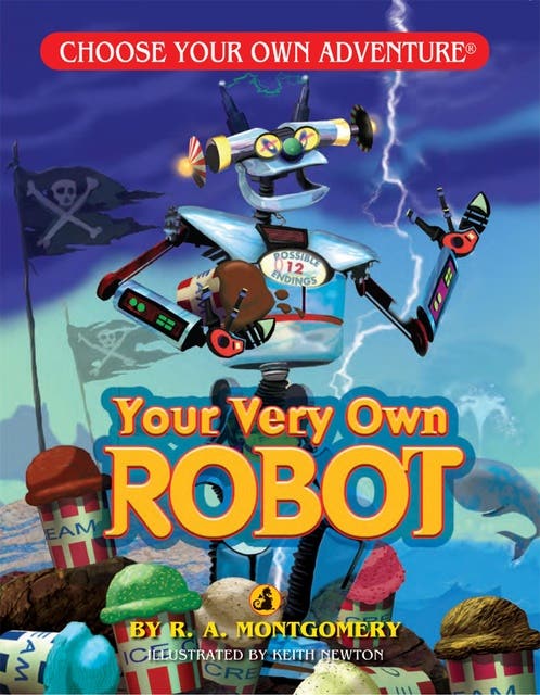 Your Very Own Robot – omslag til lydbogen af R A Montgomery