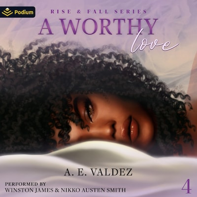 A Worthy Love – omslag til lydbogen af A.E. Valdez
