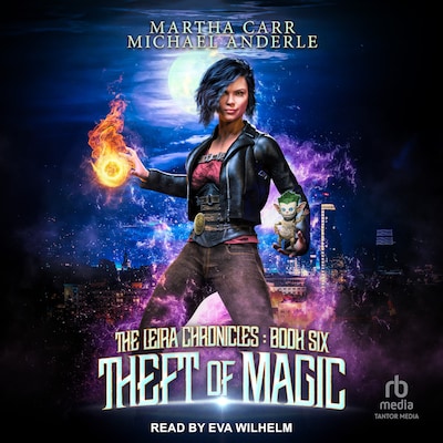 Theft of Magic – omslag til lydbogen af Martha Carr, Michael Anderle
