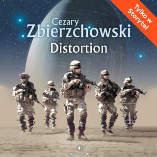 Distortion – okładka audiobooka, autor Cezary Zbierzchowski