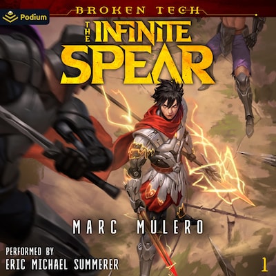 The Infinite Spear – omslag til lydbogen af Marc Mulero