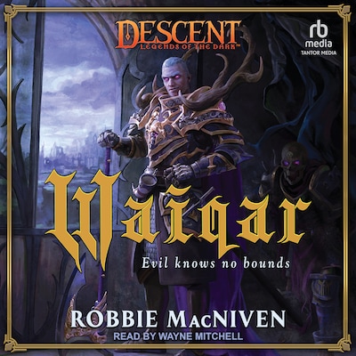 Waiqar – omslag til lydbogen af Robbie MacNiven