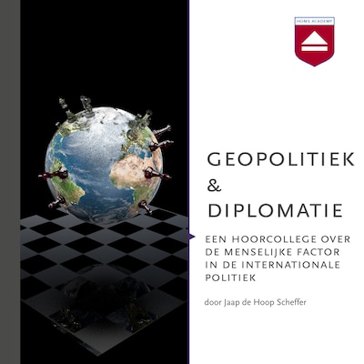 Geopolitiek en diplomatie – omslag van het luisterboek van Jaap de Hoop Scheffer