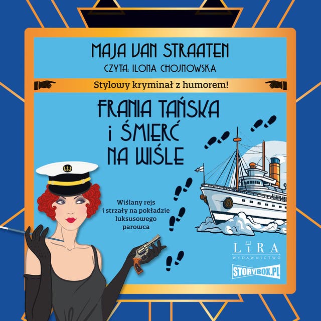 Frania Tańska i śmierć na Wiśle – okładka audiobooka, autor Maja Van Straaten