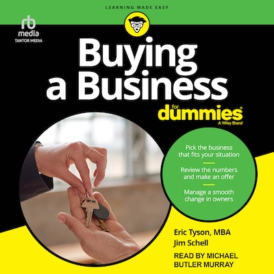 Buying a Business For Dummies – omslag til lydbogen af Eric Tyson, MBA, Jim Schell