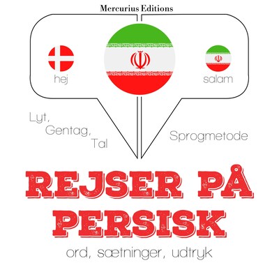 Rejser på persisk – omslag til lydbogen af JM Gardner