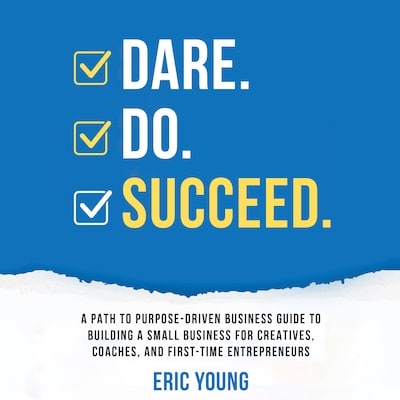 DARE.DO.SUCCEED – omslag til lydbogen af Eric Young