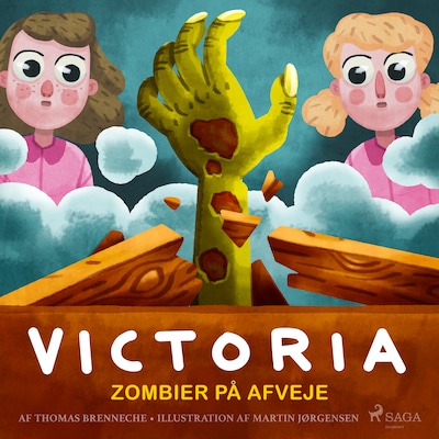 Victoria (4) - Zombier på afveje – omslag til lydbogen af Thomas Banke Brenneche
