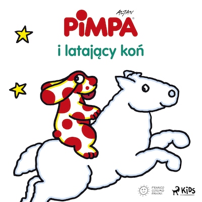 Pimpa i latający koń – okładka audiobooka, autor Altan