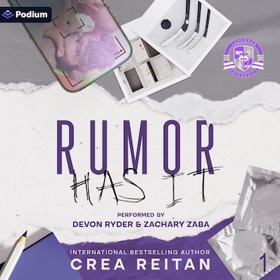 Rumor Has It – omslag til lydbogen af Crea Reitan