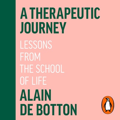 A Therapeutic Journey – omslag til lydbogen af Alain de Botton