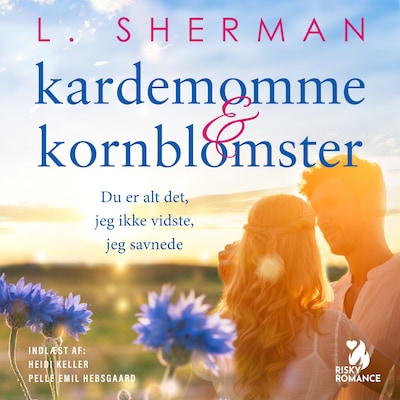 Kardemomme & kornblomster – omslag til lydbogen af L. Sherman