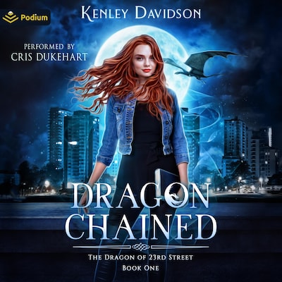Dragon Chained – omslag til lydbogen af Kenley Davidson