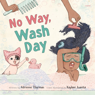 No Way, Wash Day – omslag til lydbogen af Adrienne Thurman
