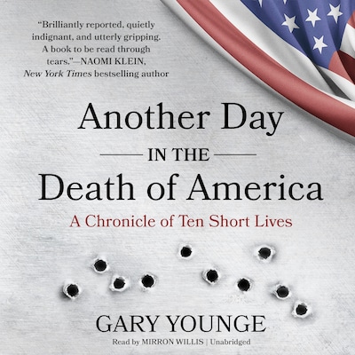 Another Day in the Death of America – omslag til lydbogen af Gary Younge