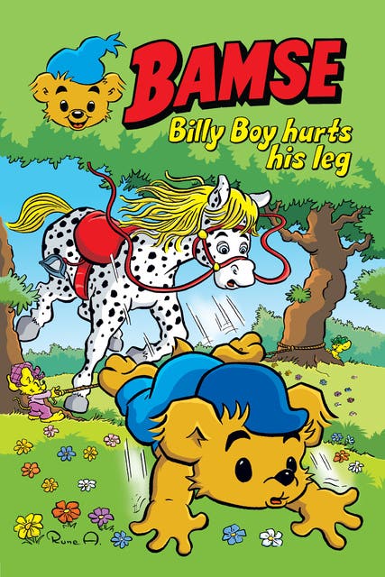Billy Boy hurts his leg – omslag til lydbogen af Rune Andréasson